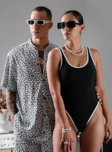 Cargar imagen en el visor de la galería, Ariana Negro con blanco