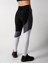 Cargar imagen en el visor de la galería, Sagitario Leggins | Combinado Negro-Gris-Blanco